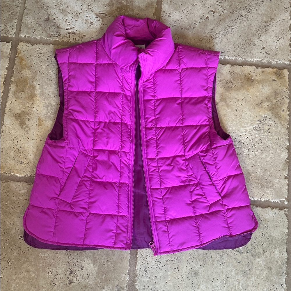 Vibrant Pink Puffer Vest